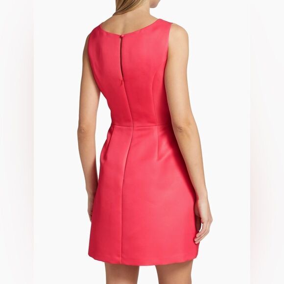 Marchesa Notte Floral Applique Satin Minidress size 10 - Picture 3 of 12